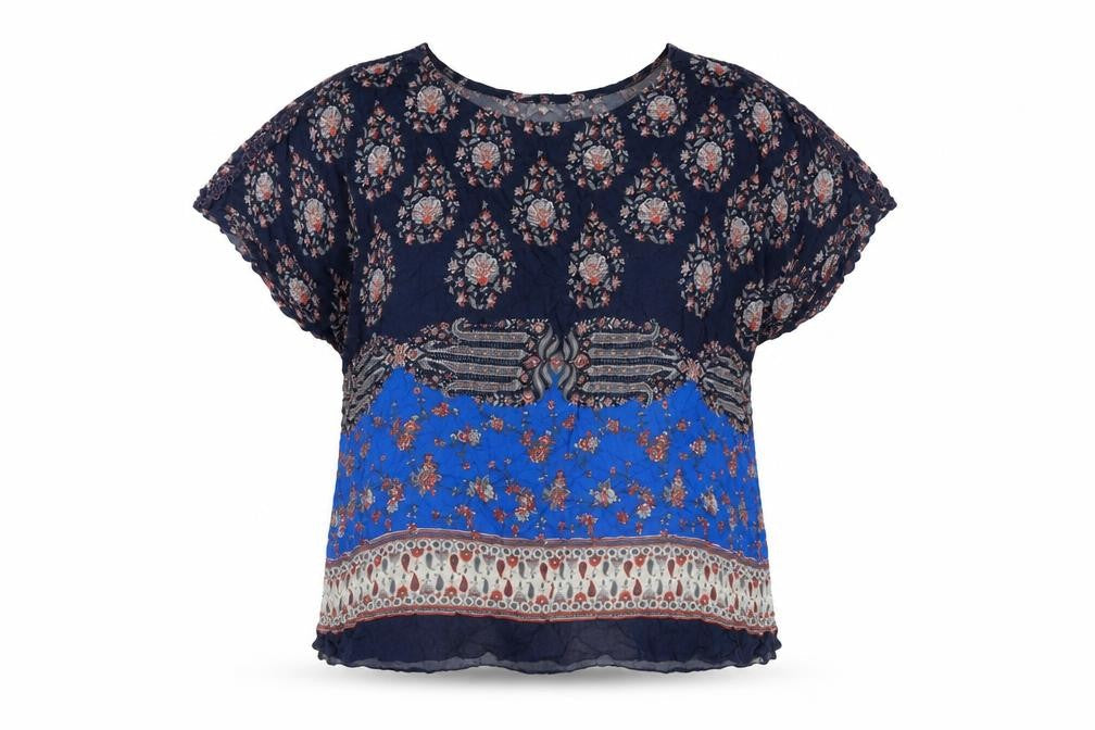 Womens UK Size M Monsoon Blue Basic Blouse