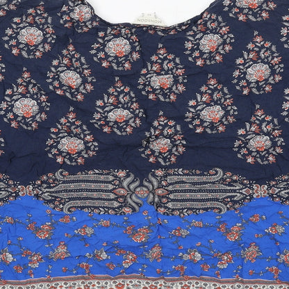 Womens UK Size M Monsoon Blue Basic Blouse