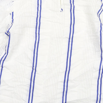 Womens UK Size 10 Limited Edition White Basic Blouse