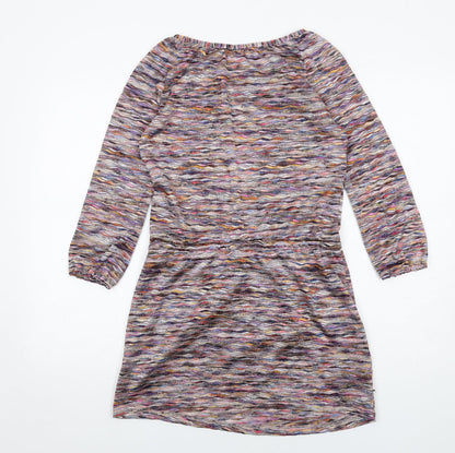 Warehouse Womens Multicoloured Polyester Bodycon Size 10 Round Neck Pullover