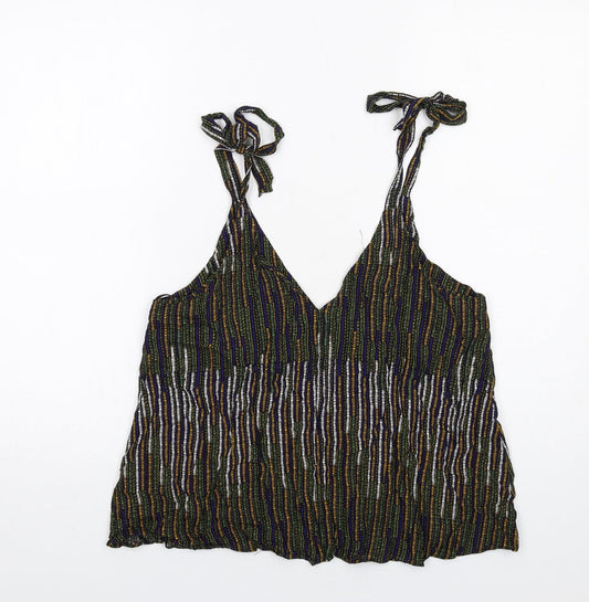Womens UK Size 12 H&M Multicoloured Camisole Tank