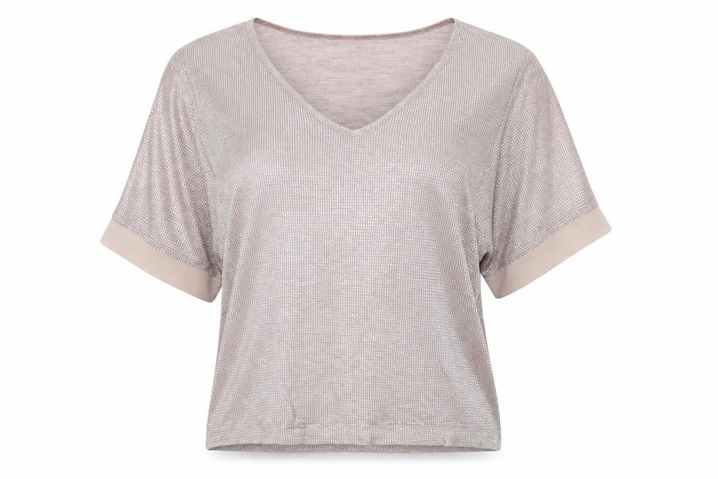 Womens UK Size S Oasis Pink Basic T-Shirt