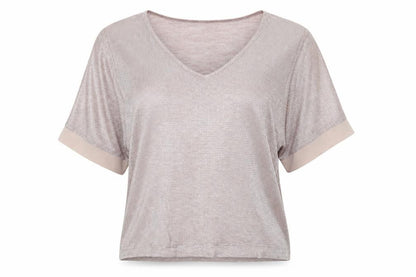 Womens UK Size S Oasis Pink Basic T-Shirt