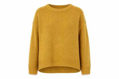 Womens UK Size S New Look Yellow Pullover Jumper