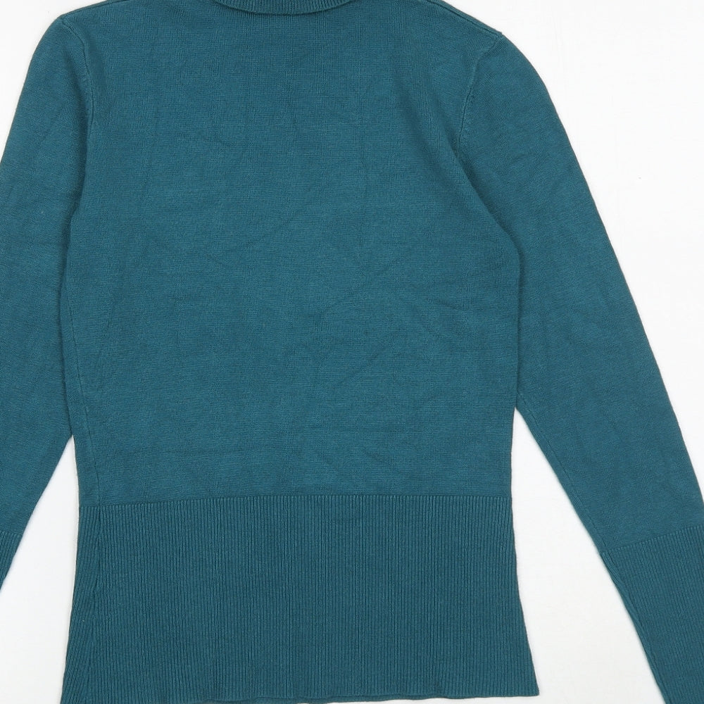 Womens UK Size XS Soyaconcept Green Pullover Jumper