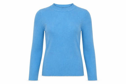 Womens UK Size S Boohoo Blue Pullover Jumper