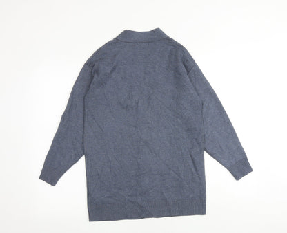 Womens UK Size XS Marks and Spencer Blue Cardigan Jumper