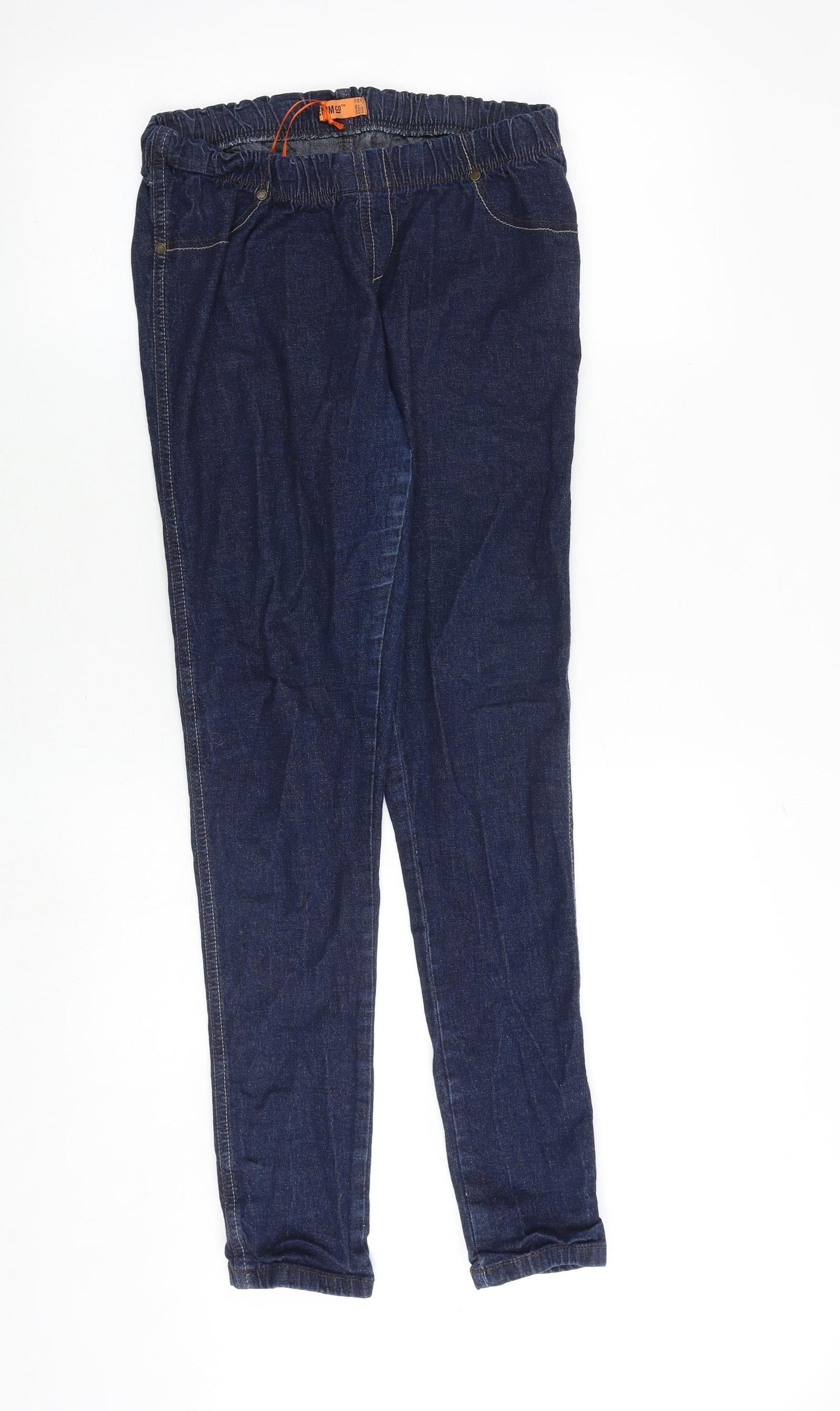 Denim & Co. Womens Blue Cotton Jegging Jeans Size 12 Regular