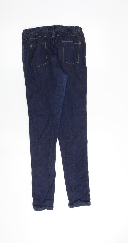 Denim & Co. Womens Blue Cotton Jegging Jeans Size 12 Regular