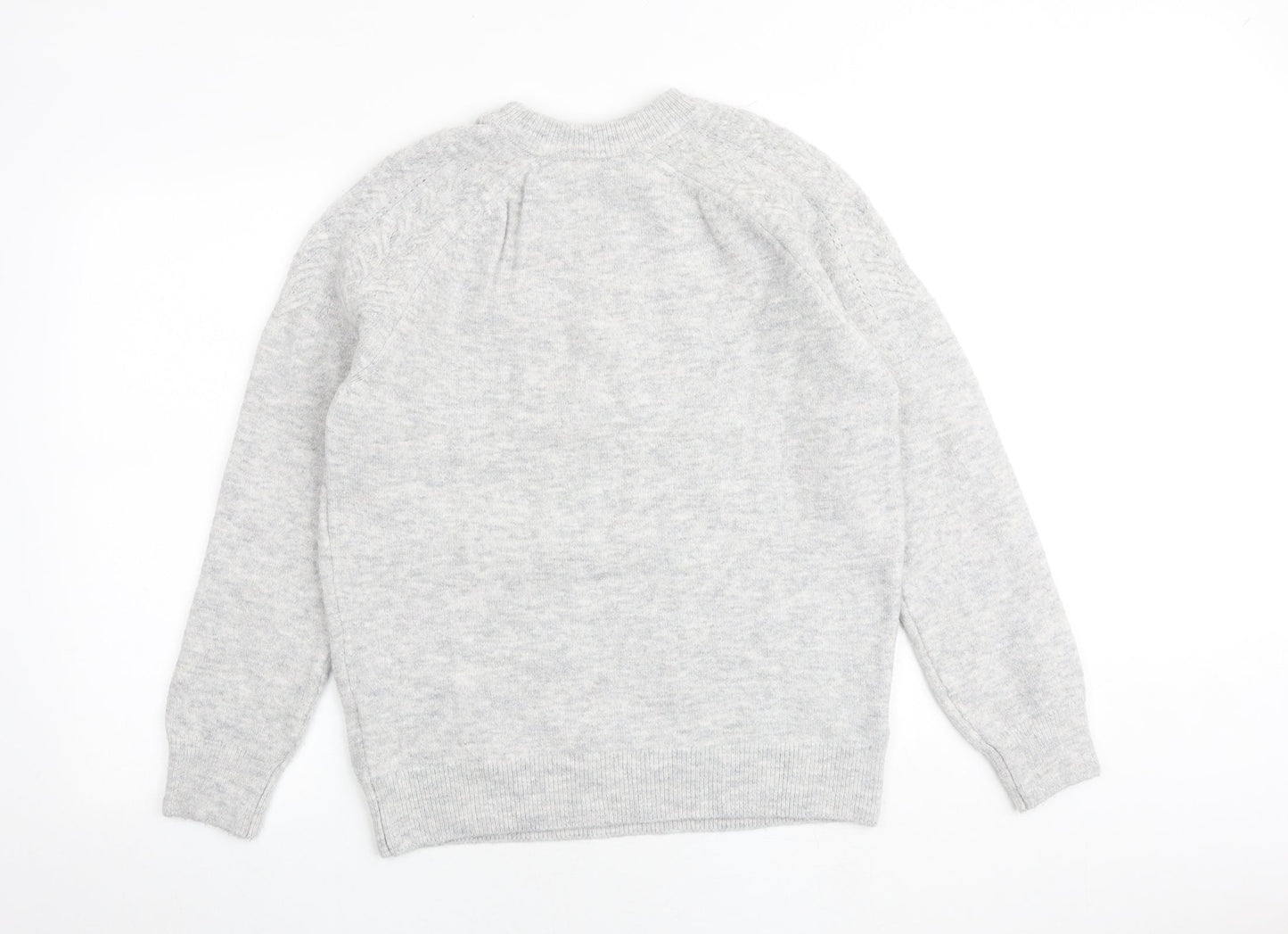 Womens UK Size M Marks and Spencer Grey Pullover Jumper