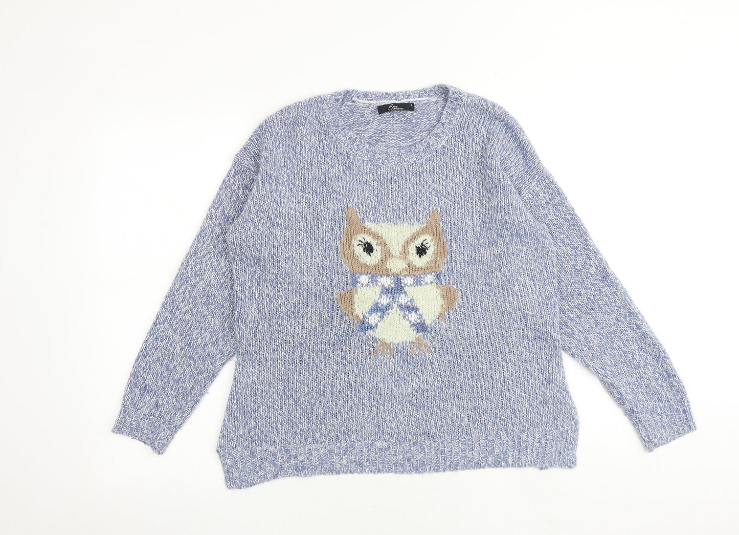 Womens UK Size S Bonmarché Blue Pullover Jumper