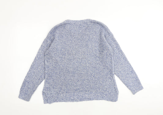Womens UK Size S Bonmarché Blue Pullover Jumper