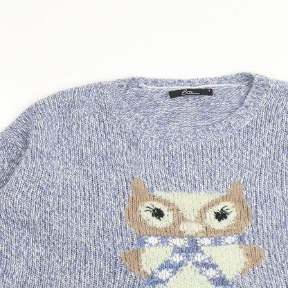 Womens UK Size S Bonmarché Blue Pullover Jumper