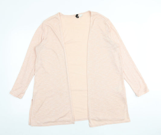 Womens UK Size L H&M Pink Cardigan Jumper