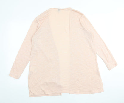 Womens UK Size L H&M Pink Cardigan Jumper