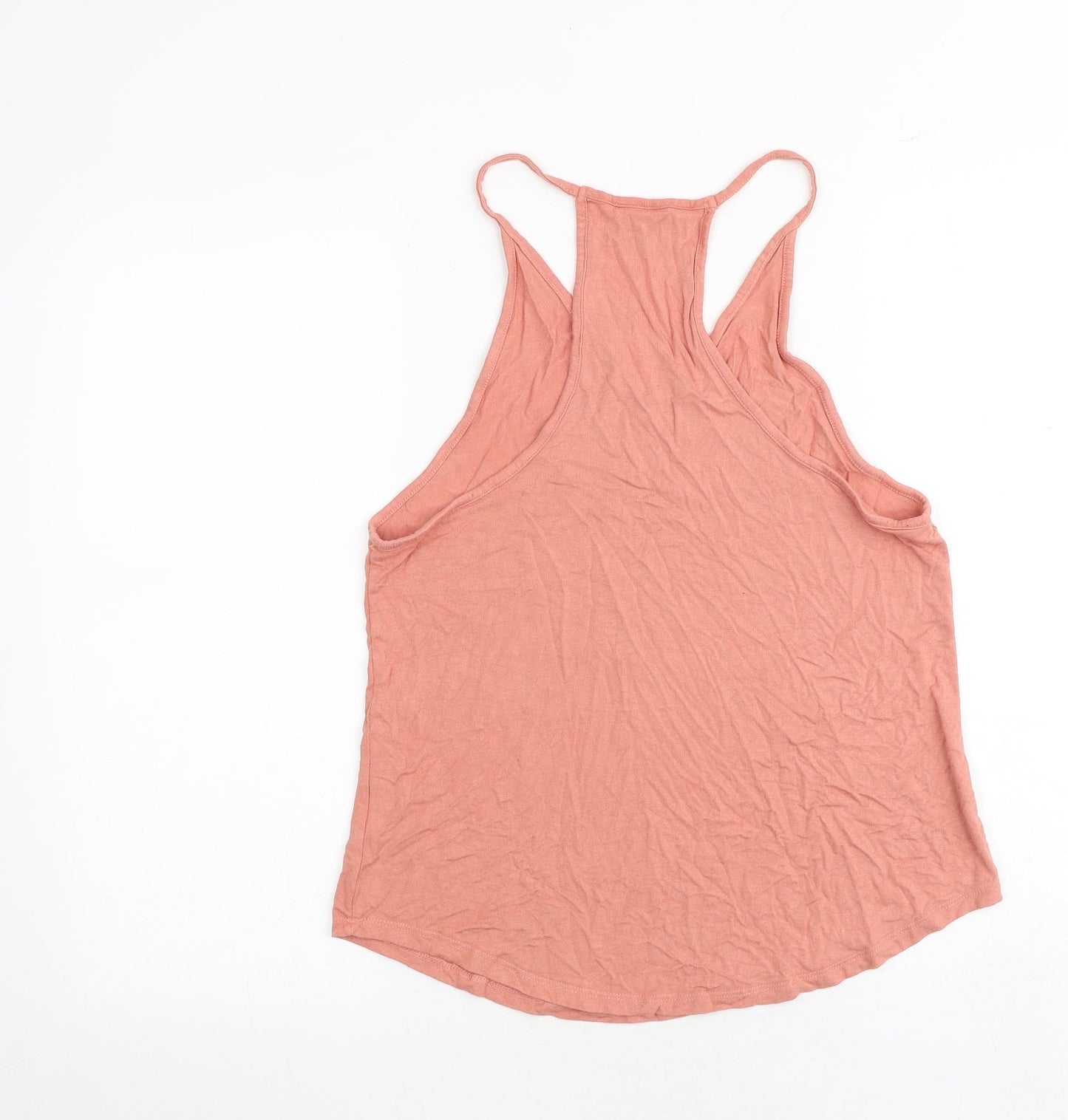 Myprotein Womens Pink Polyester Basic Tank Size S V-Neck Pullover