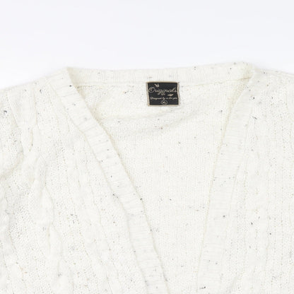 Womens UK Size XL Originals Ivory Cardigan Jumper