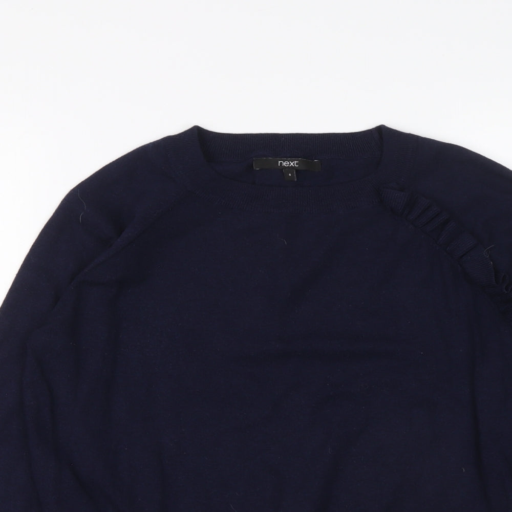 Womens UK Size 8 NEXT Blue Pullover Jumper