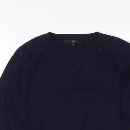 Womens UK Size 8 NEXT Blue Pullover Jumper
