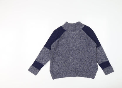 Womens UK Size 8 Marks and Spencer Blue Pullover Jumper