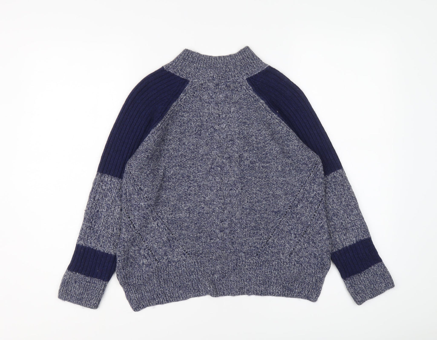 Womens UK Size 8 Marks and Spencer Blue Pullover Jumper