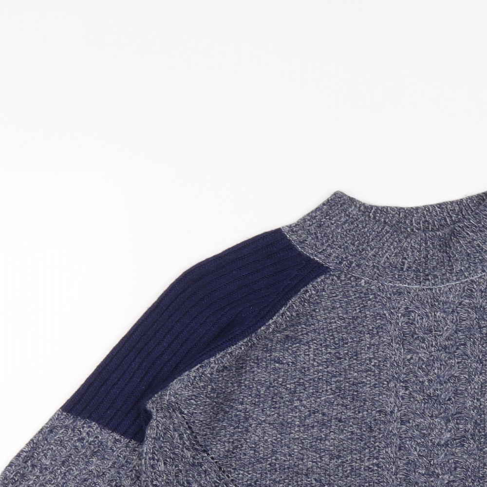 Womens UK Size 8 Marks and Spencer Blue Pullover Jumper