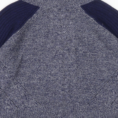 Womens UK Size 8 Marks and Spencer Blue Pullover Jumper