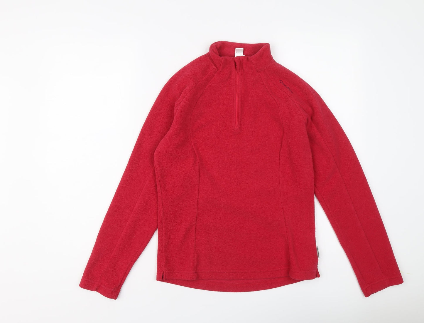 Quechua Womens Pink Polyester Pullover Sweatshirt Size M Zip