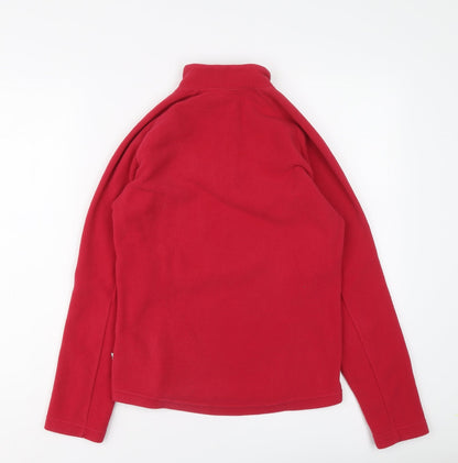 Quechua Womens Pink Polyester Pullover Sweatshirt Size M Zip