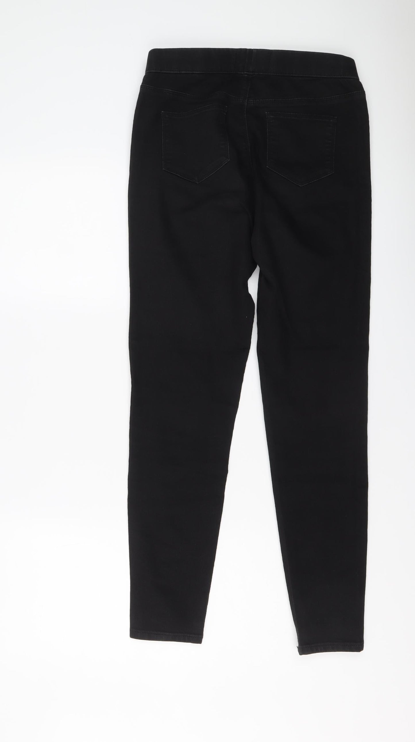 365 Denim Womens Black Cotton Jegging Jeans Size 10 L27 in Regular