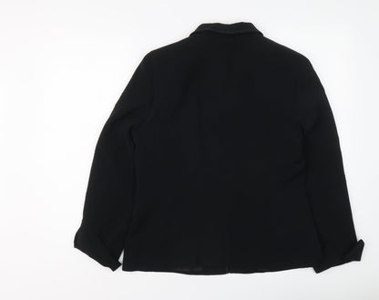 Womens UK Size 14 Marks and Spencer Black Jacket
