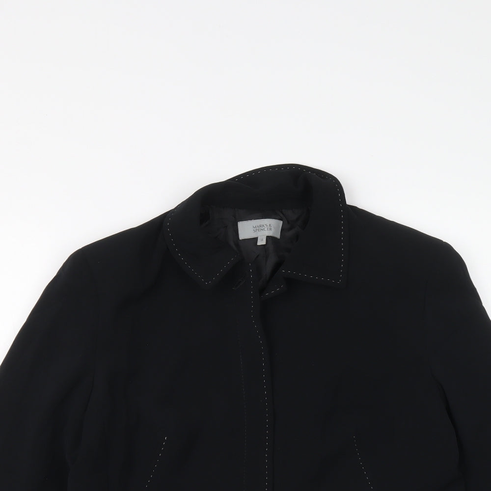 Womens UK Size 14 Marks and Spencer Black Jacket