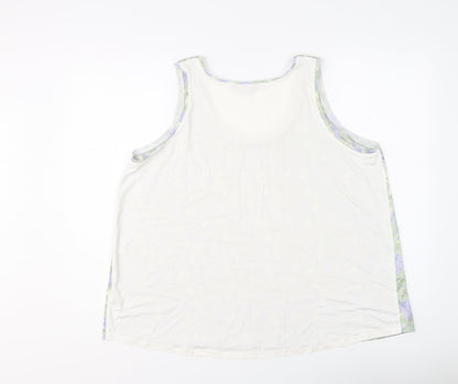 Womens UK Size 16 Marks and Spencer Multicoloured Basic Tank