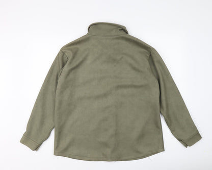 Apricot Womens Green Jacket Size 10 Button