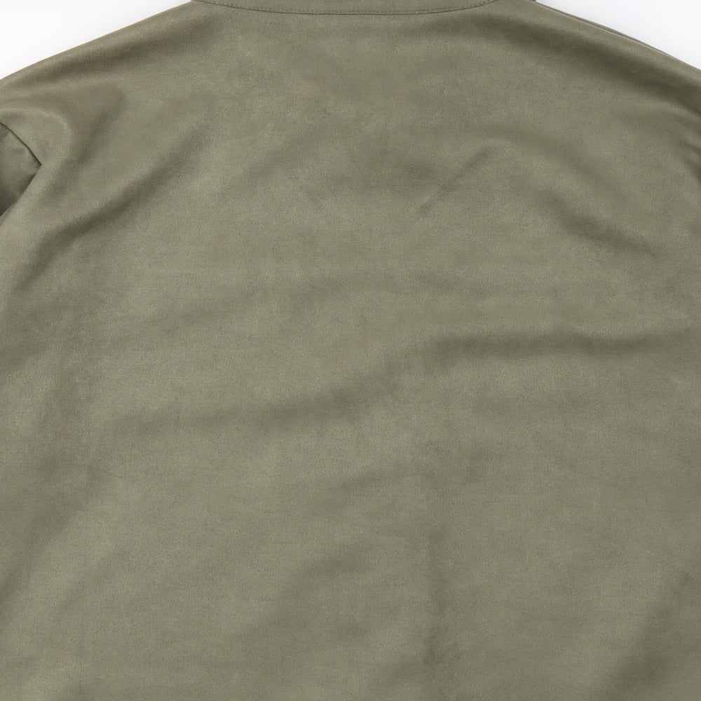 Apricot Womens Green Jacket Size 10 Button