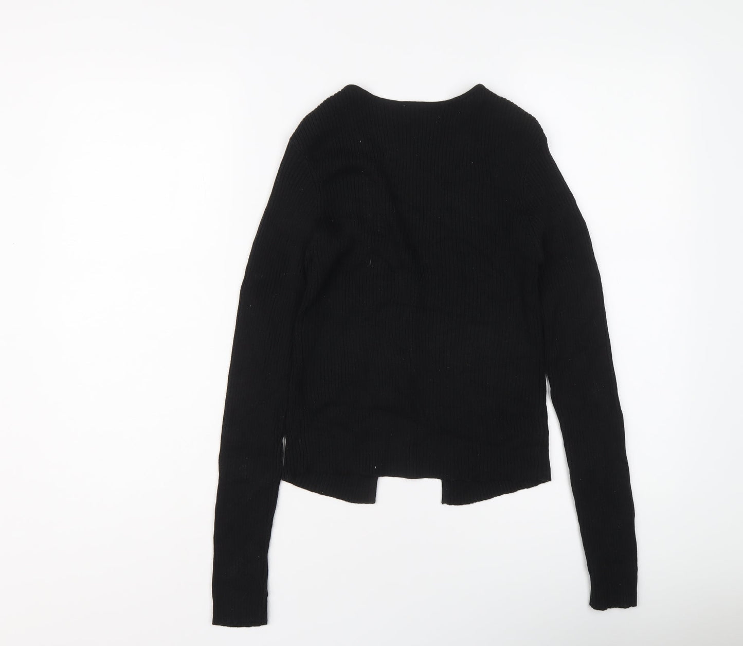 Womens UK Size M Brave Soul Black Cardigan Jumper