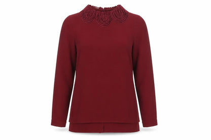 Womens UK Size 6 Warehouse Red Basic Blouse