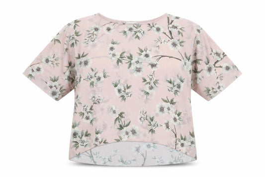 Womens UK Size M Apricot Pink Basic Blouse