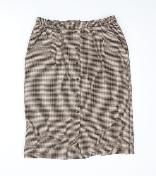 Womens UK Size 16 Essentials A-Line  Skirt