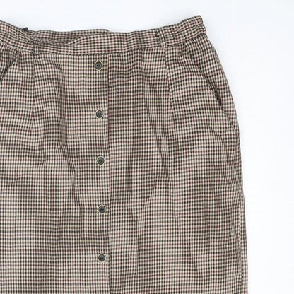 Womens UK Size 16 Essentials A-Line  Skirt