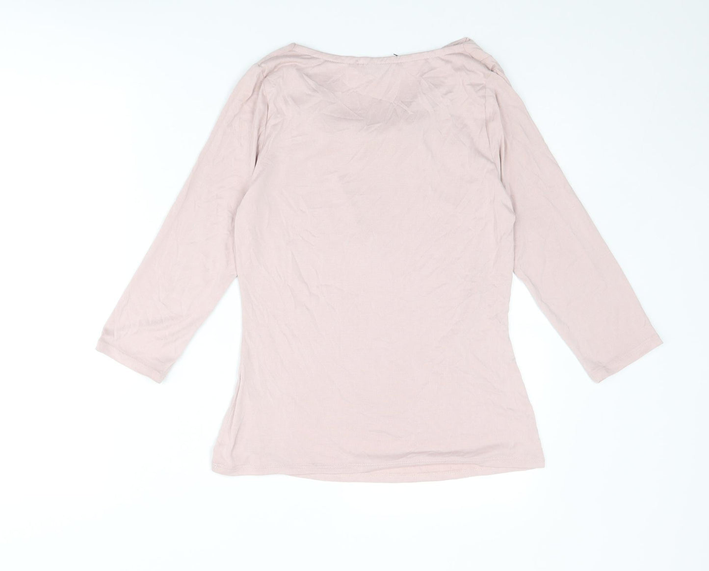 Womens UK Size 8 Per Una Pink Basic T-Shirt