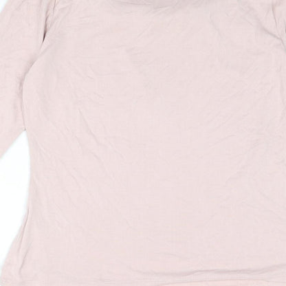 Womens UK Size 8 Per Una Pink Basic T-Shirt