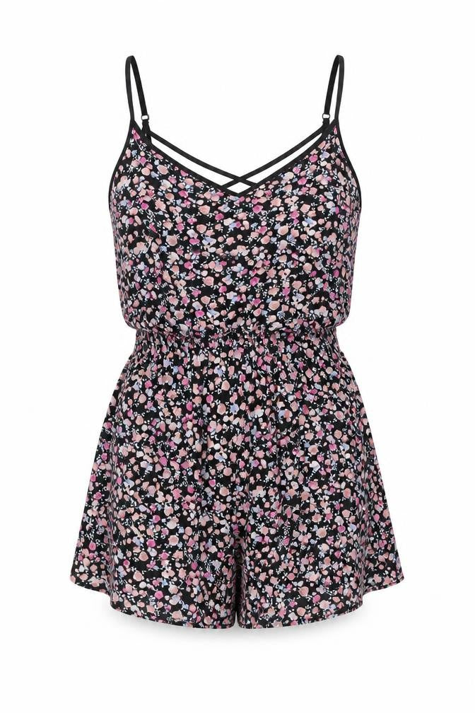 Womens UK Size 6 Divided by H&M One-Piece Multicoloured Playsuit