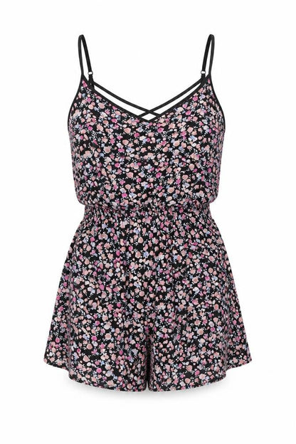 Womens UK Size 6 Divided by H&M One-Piece Multicoloured Playsuit