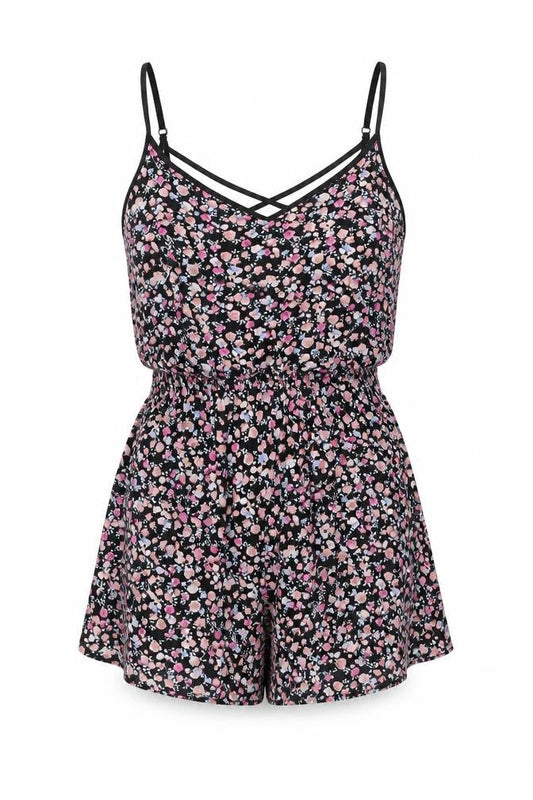 Womens UK Size 6 Divided by H&M One-Piece Multicoloured Playsuit