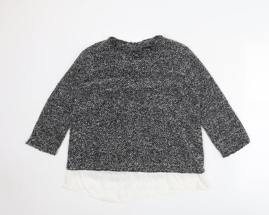 Womens UK Size 14 Dorothy Perkins Grey Pullover Jumper