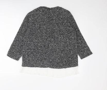 Womens UK Size 14 Dorothy Perkins Grey Pullover Jumper