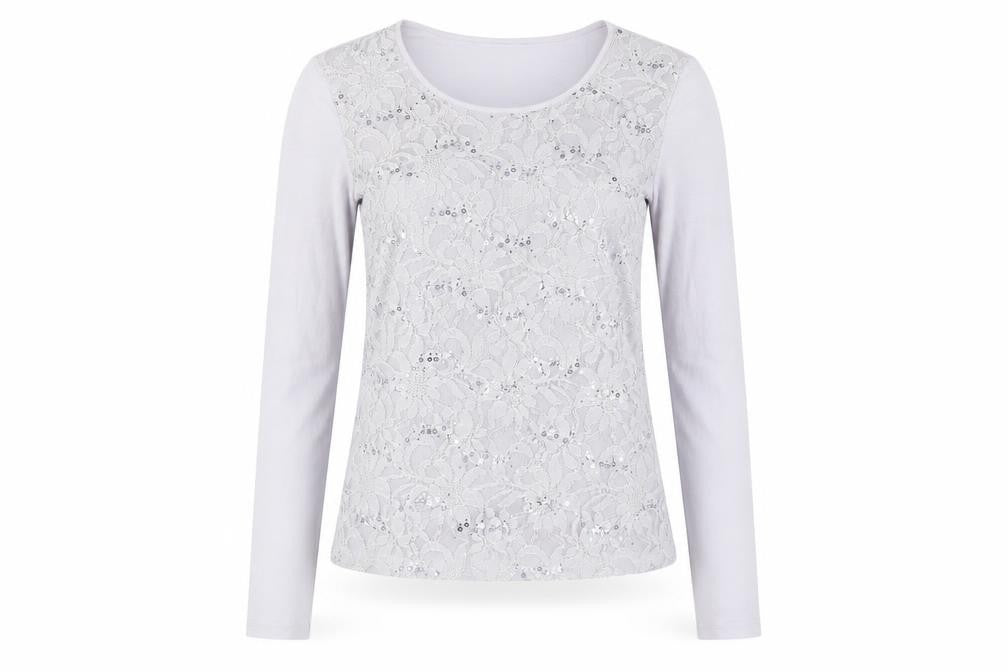 Womens UK Size 8 Marks and Spencer Grey Basic T-Shirt