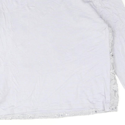 Womens UK Size 8 Marks and Spencer Grey Basic T-Shirt