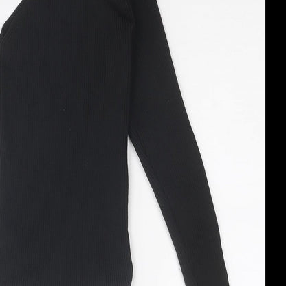 Womens UK Size 6 PRETTYLITTLETHING Black Pullover Jumper
